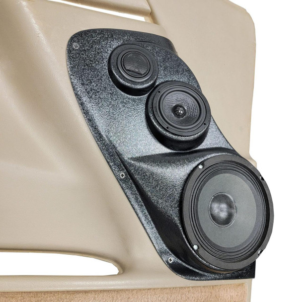 DOWN4SOUND PODS DOWN4SOUND Single 6.5" and Single 3.5" and Single Tweeter Speaker Pods for the Front Door of a 00-06 GM Full Size Truck