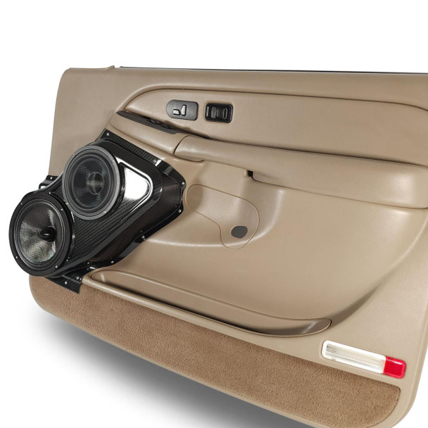 DOWN4SOUND PODS DOWN4SOUND Single 8" and Single 6.5" Speaker Pods for the Front Door of a 00-06 GM Full Size Truck 