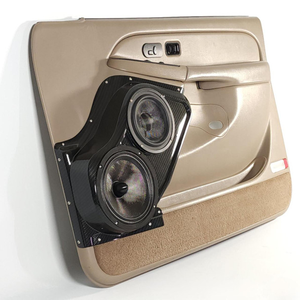 DOWN4SOUND PODS DOWN4SOUND Single 8" and Single 6.5" Speaker Pods for the Front Door of a 00-06 GM Full Size Truck 