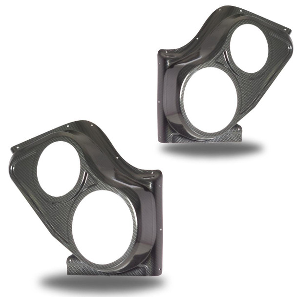 DOWN4SOUND PODS DOWN4SOUND Single 8" and Single 6.5" Speaker Pods for the Front Door of a 00-06 GM Full Size Truck 