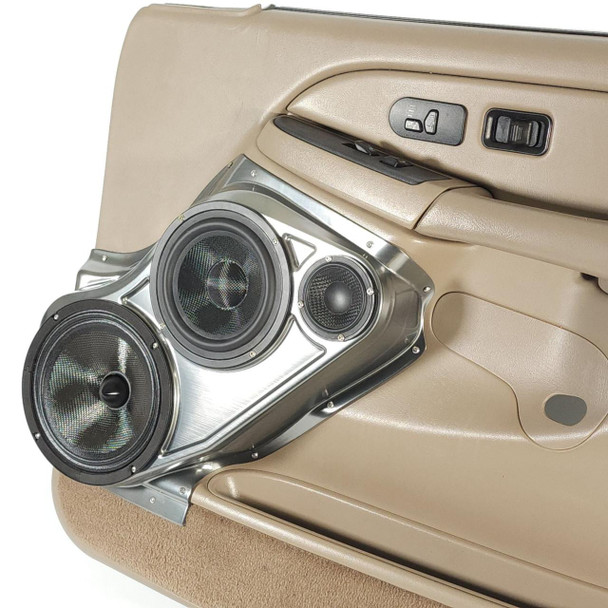 DOWN4SOUND PODS DOWN4SOUND Single 8" and Single 6.5" and Single 3.5" Speaker Pods for the Front Door of a 00-06 GM Full Size Truck 