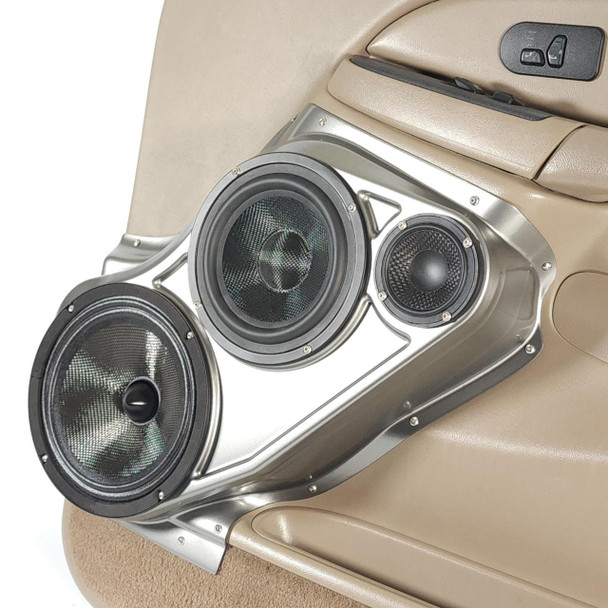 DOWN4SOUND PODS DOWN4SOUND Single 8" and Single 6.5" and Single 3.5" Speaker Pods for the Front Door of a 00-06 GM Full Size Truck