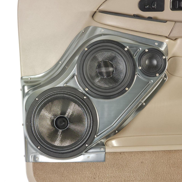 DOWN4SOUND PODS DOWN4SOUND Single 8" and Single 6.5" and Single 3.5" Speaker Pods for the Front Door of a 00-06 GM Full Size Truck