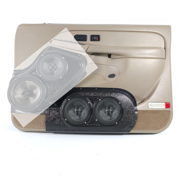 DOWN4SOUND PODS DOWN4SOUND Dual 6.5" Speaker Pods for the Front Door of a 00-06 GM Full Size Truck