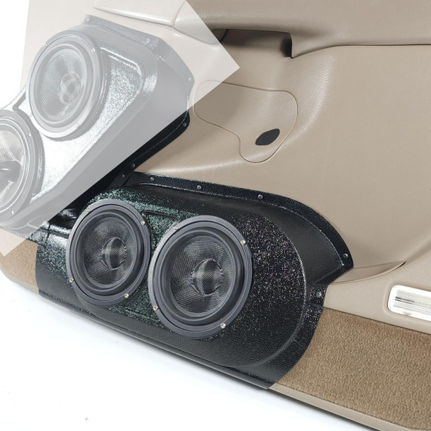 DOWN4SOUND PODS DOWN4SOUND Dual 6.5" Speaker Pods for the Front Door of a 00-06 GM Full Size Truck