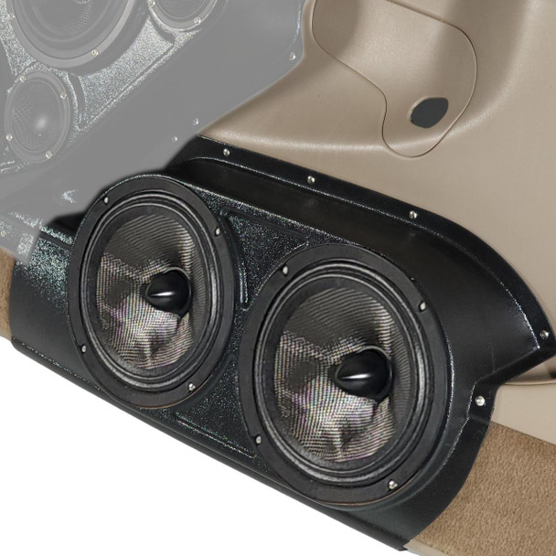DOWN4SOUND PODS DOWN4SOUND Dual 8" Speaker Pods for the Front Door of a 00-06 GM Full Size Truck 