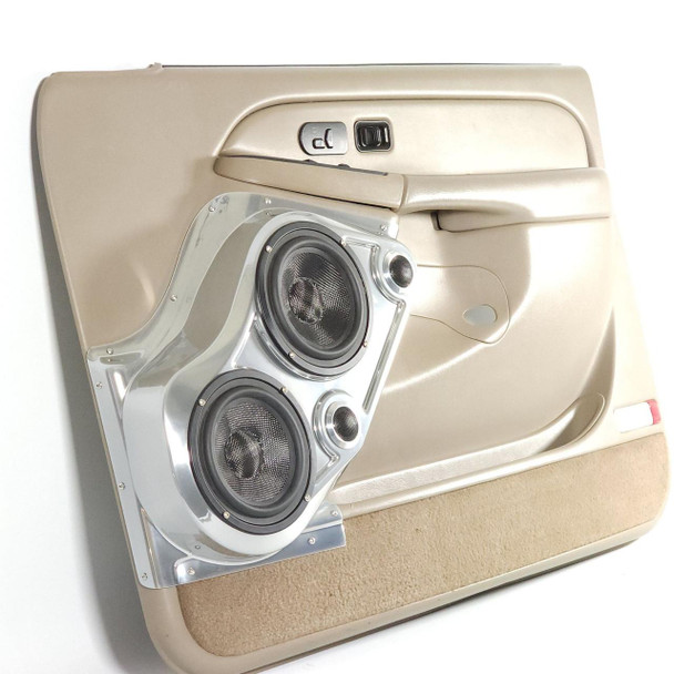 DOWN4SOUND PODS DOWN4SOUND Dual 6.5" and Dual Tweeter Speaker Pods for the Front Door of a 00-06 GM Full Size Truck 