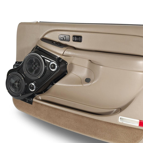 DOWN4SOUND PODS DOWN4SOUND Dual 6.5" and Dual Tweeter Speaker Pods for the Front Door of a 00-06 GM Full Size Truck