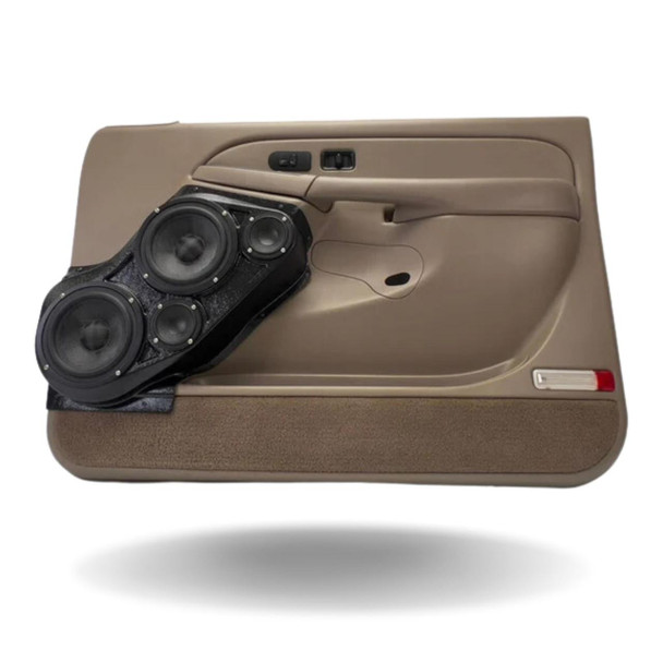 DOWN4SOUND PODS DOWN4SOUND Dual 6.5" and Dual 3.5" Speaker Pods for the Front Door of a 00-06 GM Full Size Truck 