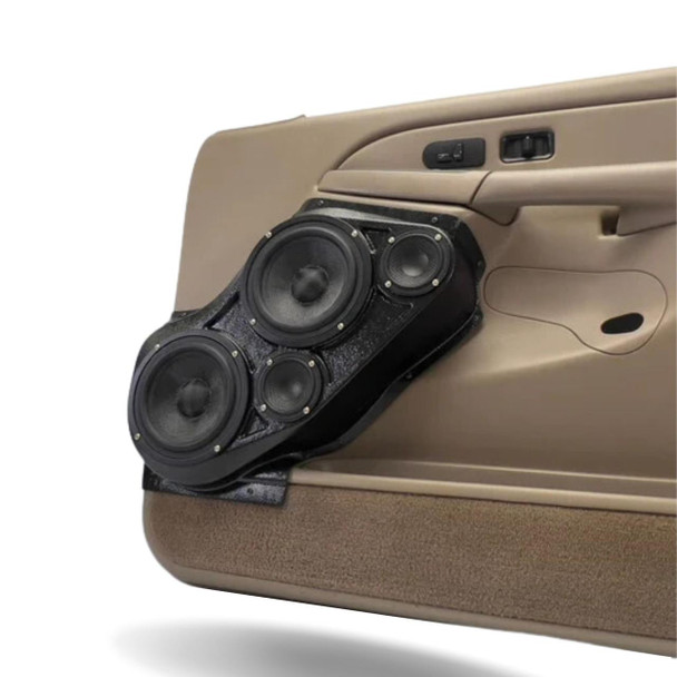 DOWN4SOUND PODS DOWN4SOUND Dual 6.5" and Dual 3.5" Speaker Pods for the Front Door of a 00-06 GM Full Size Truck
