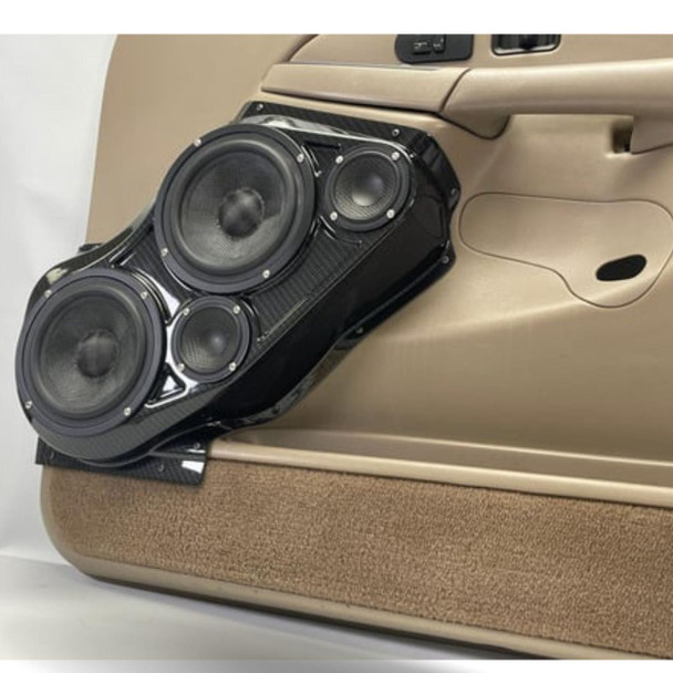 DOWN4SOUND PODS DOWN4SOUND Dual 6.5" and Dual 3.5" Speaker Pods for the Front Door of a 00-06 GM Full Size Truck 