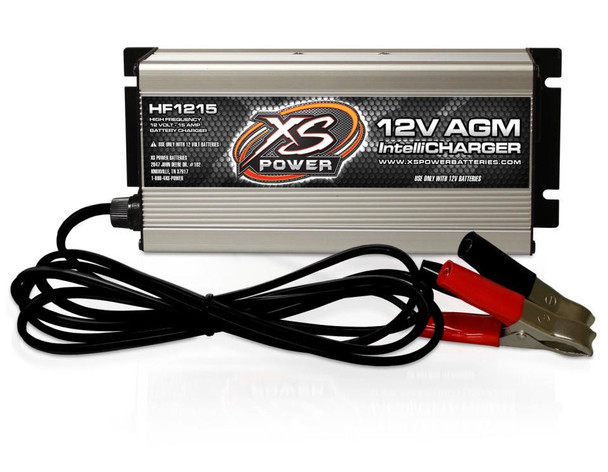 XS Power HF1215 - 12V High Frequency AGM IntelliCharger, 15A