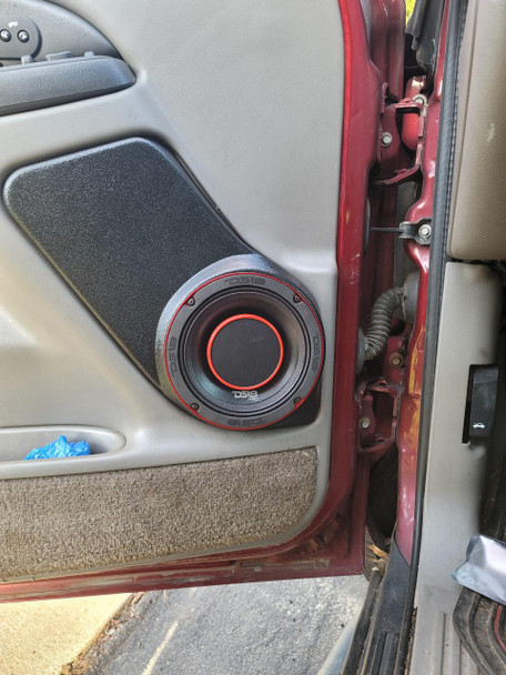 DOWN4SOUND PODS DOWN4SOUND Flangeless Single 6.5" Speaker Pods for the Front Door of a 00-06 GM Full Size Truck 