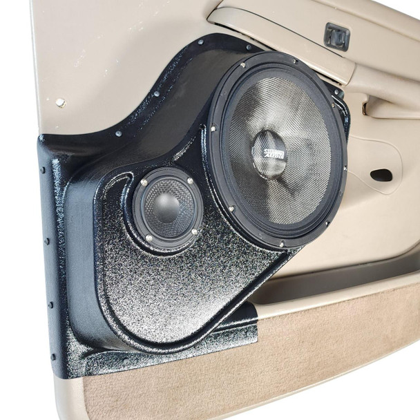 DOWN4SOUND PODS DOWN4SOUND Single 10" and Single 3.5" Speaker Pods for the Front Door of a 00-06 GM Full Size Truck 