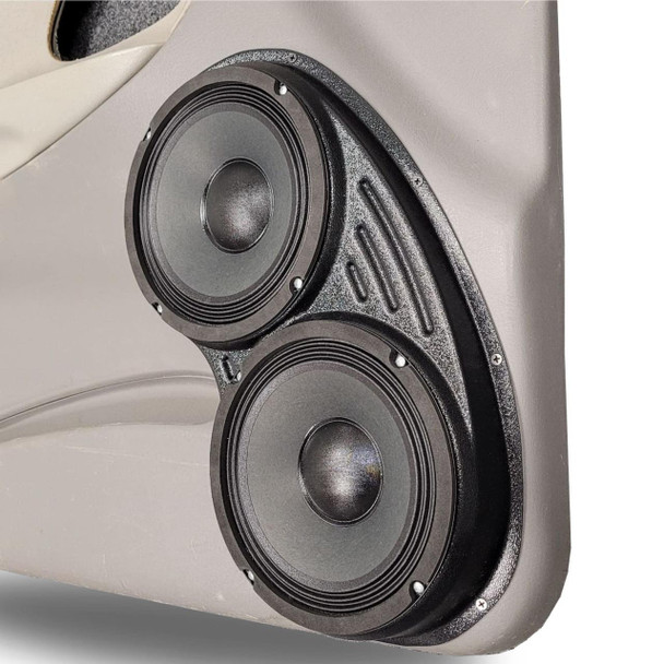 DOWN4SOUND PODS DOWN4SOUND Dual 8" Speaker Pods for the Front Door of a 02-09 Chevrolet Trailblazer SUV 