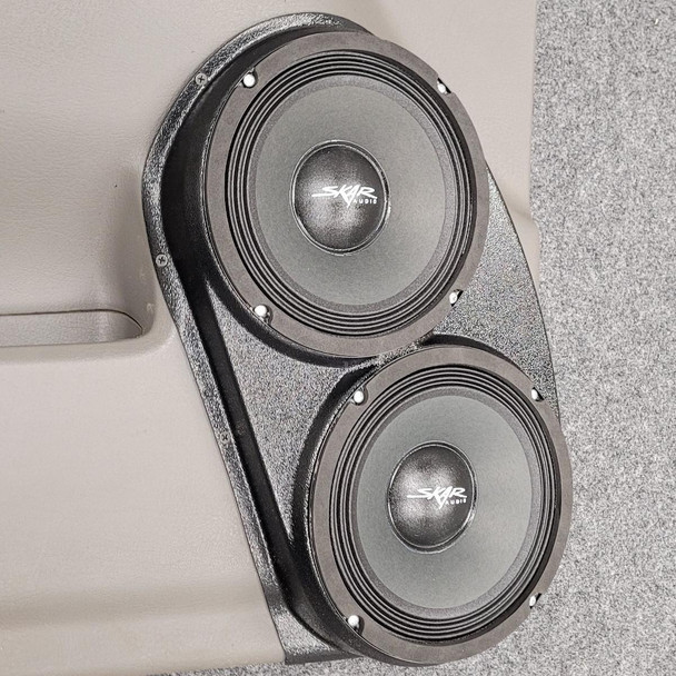 DOWN4SOUND PODS DOWN4SOUND Dual 8" Speaker Pods for the Front Door of a 02-09 GMC Envoy SUV 
