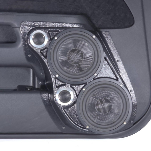 DOWN4SOUND PODS DOWN4SOUND Dual 6.5" and Dual Tweeter Speaker Pods for the Front Door of a 02-06 Honda CRV 4 Door 