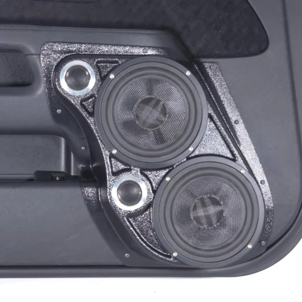 DOWN4SOUND PODS DOWN4SOUND Dual 6.5" and Dual Tweeter Speaker Pods for the Front Door of a 02-06 Honda CRV 4 Door