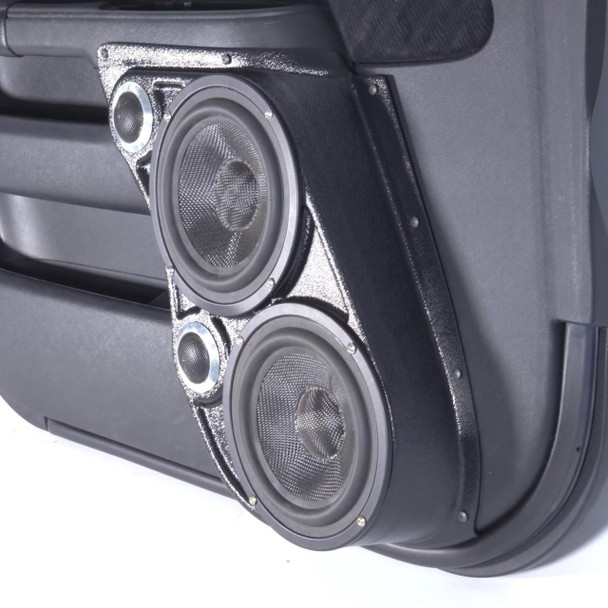 DOWN4SOUND PODS DOWN4SOUND Dual 6.5" and Dual Tweeter Speaker Pods for the Front Door of a 02-06 Honda CRV 4 Door