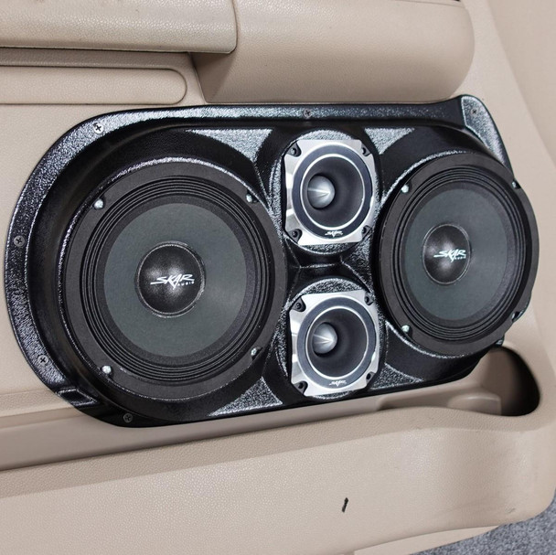 DOWN4SOUND PODS DOWN4SOUND Dual 6.5" and Dual 3.5" Speaker Pods for the Front Door of a 03-06 Ford Expedition