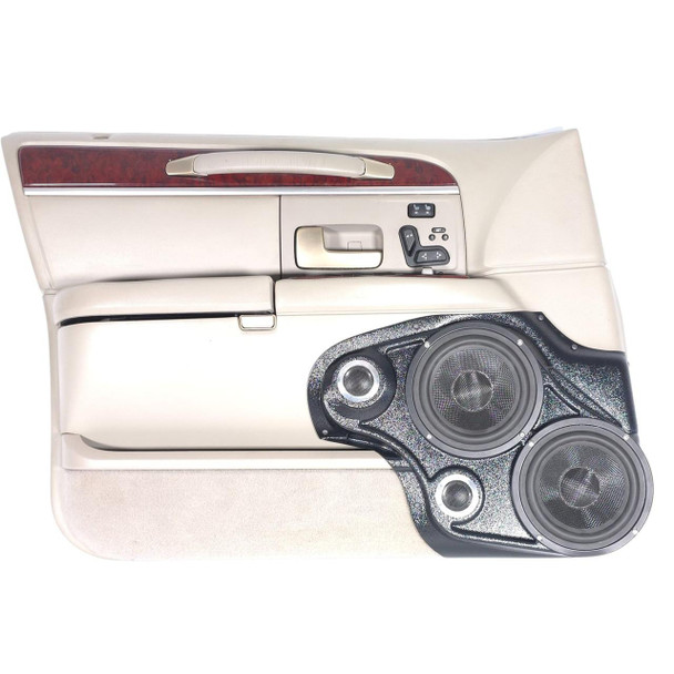 DOWN4SOUND PODS DOWN4SOUND Dual 6.5" and Dual Tweeter Speaker Pods for the Front Door of a 03-12 Lincoln Towncar