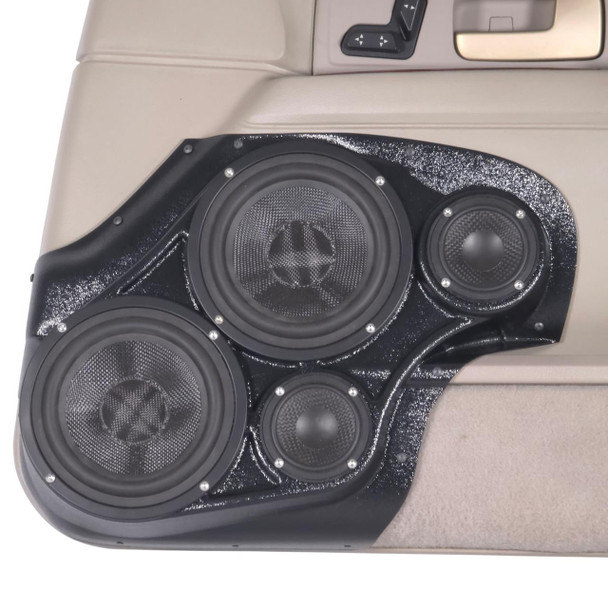DOWN4SOUND PODS DOWN4SOUND Dual 6.5" and Dual 3.5" Speaker Pods for the Front Door of a 03-12 Lincoln Towncar