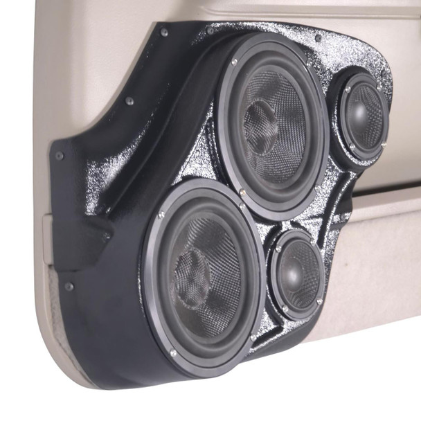 DOWN4SOUND PODS DOWN4SOUND Dual 6.5" and Dual 3.5" Speaker Pods for the Front Door of a 03-12 Lincoln Towncar