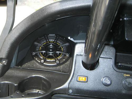 DOWN4SOUND PODS DOWN4SOUND Single 5.25 in Speaker Pods for the Dash of a 04-08 Club Car Precedent