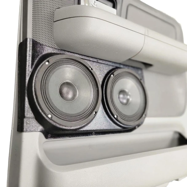 DOWN4SOUND PODS DOWN4SOUND Dual 6.5" Speaker Pods for the Rear Door of a 04-08 Ford F-150 Crew Cab