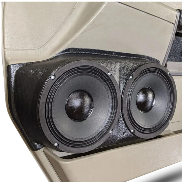 DOWN4SOUND PODS DOWN4SOUND Dual 8" Speaker Pods for the Front Door of a 03-07 Hummer H2 SUV