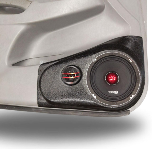 DOWN4SOUND PODS DOWN4SOUND Single 6.5" and Single Tweeter Speaker Pods for the Front Door of a 09-15 Toyota Tacoma