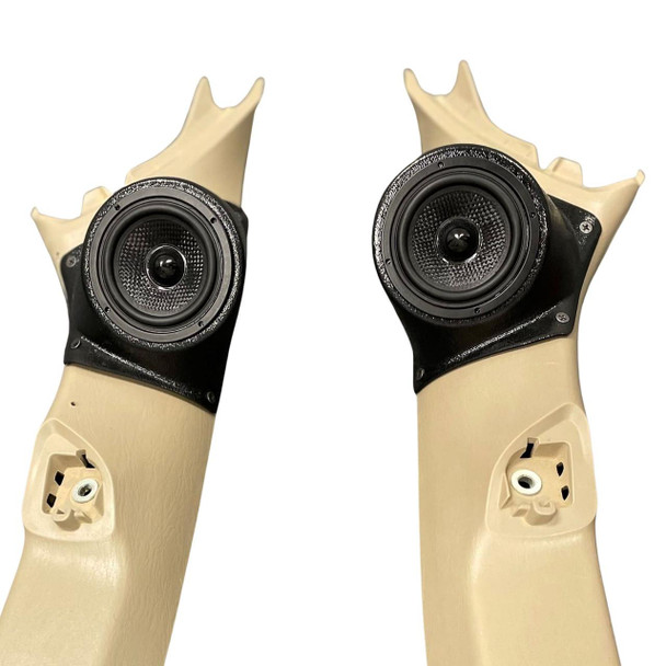 DOWN4SOUND PODS DOWN4SOUND Single 3.5" Speaker Pods for the A-Pillar of a 05-15 Toyota Tacoma
