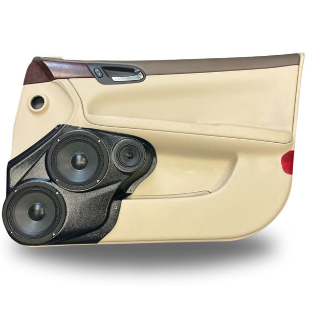 DOWN4SOUND PODS DOWN4SOUND Dual 6.5" and Single 3.5" Speaker Pods for the Front Door of a 06-15 Chevrolet Impala