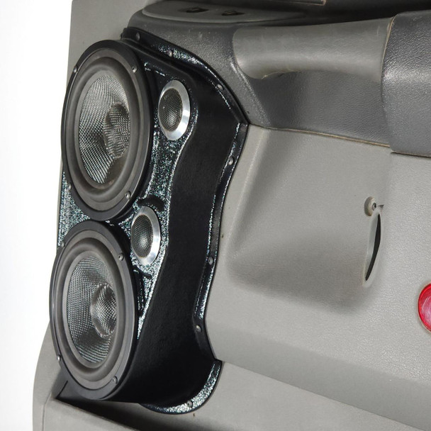 DOWN4SOUND PODS DOWN4SOUND Dual 6.5" and Dual Tweeter Speaker Pods for the Front Door of a 06-08 Dodge Ram