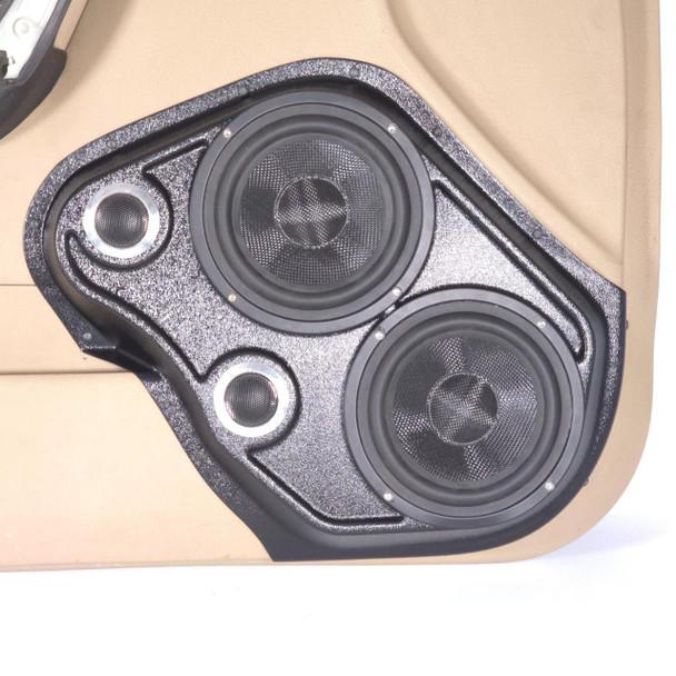 DOWN4SOUND PODS DOWN4SOUND Dual 6.5" and Dual Tweeter Speaker Pods for the Front Door of a 06-07 Hummer H3
