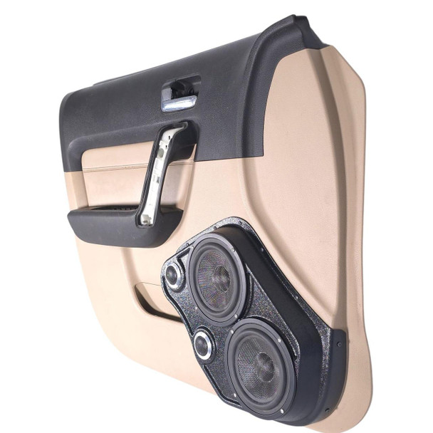 DOWN4SOUND PODS DOWN4SOUND Dual 6.5" and Dual Tweeter Speaker Pods for the Front Door of a 06-07 Hummer H3