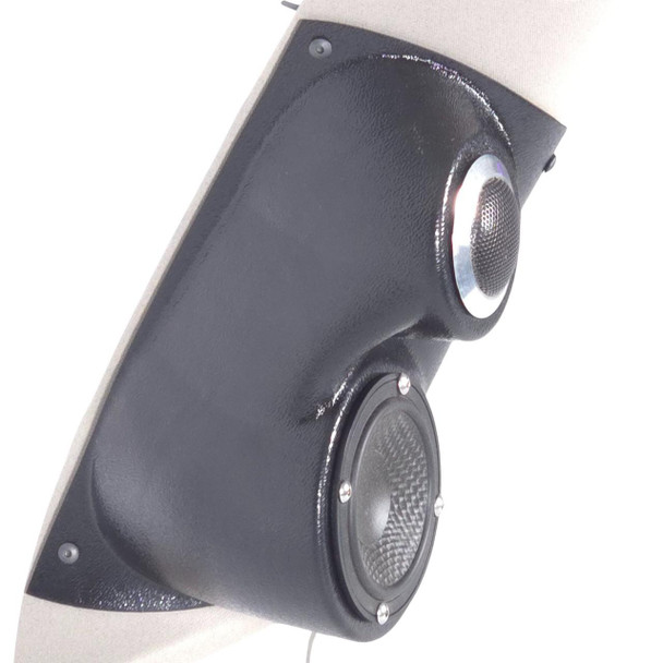 DOWN4SOUND PODS DOWN4SOUND Single 3.5" and Single Tweeter Speaker Pods for the A-Pillar of a 06-07 Hummer H3