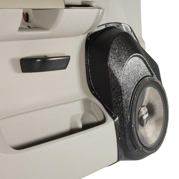 DOWN4SOUND PODS DOWN4SOUND Single 10" Speaker Pods for the Front Door of a 07-09 Chevrolet Silverado-GMC Sierra Lower Handle