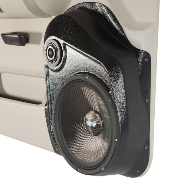 DOWN4SOUND PODS DOWN4SOUND Single 10" and Single 3.5" Speaker Pods for the Front Door of a 07-09 Chevrolet Silverado-GMC Sierra Lower Handle