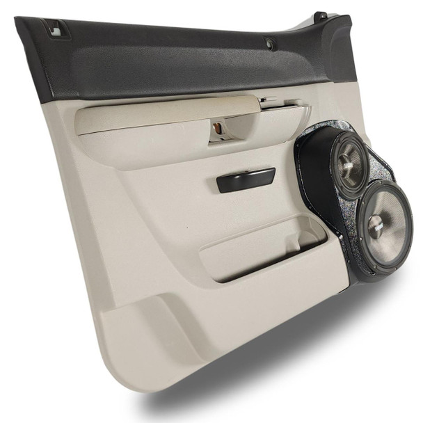 DOWN4SOUND PODS DOWN4SOUND Single 10" and Single 6.5" Speaker Pods for the Front Door of a 07-09 Chevrolet Silverado-GMC Sierra Lower Handle
