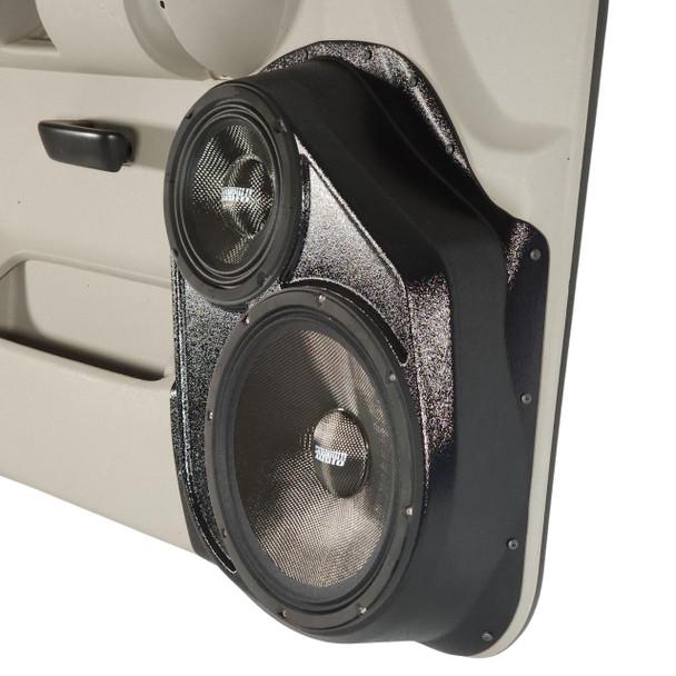 DOWN4SOUND PODS DOWN4SOUND Single 10" and Single 6.5" Speaker Pods for the Front Door of a 07-09 Chevrolet Silverado-GMC Sierra Lower Handle