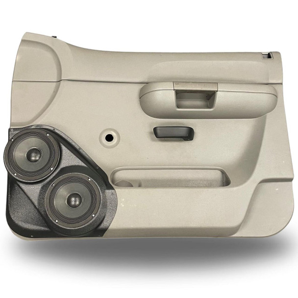 DOWN4SOUND PODS DOWN4SOUND Dual 6.5" Speaker Pods for the Front Door of a 07-09 Chevrolet Silverado-GMC Sierra Lower Handle Manual Window