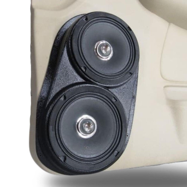 DOWN4SOUND PODS DOWN4SOUND Dual 6.5" Speaker Pods for the Front Door of a 07-09 GM Full Size Truck Upper Handle