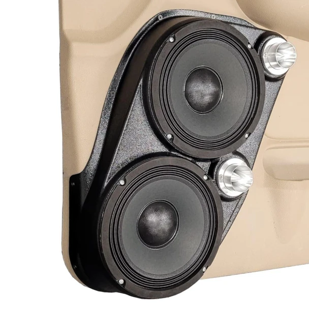 DOWN4SOUND PODS DOWN4SOUND Dual 8" and Dual Tweeter Speaker Pods for the Front Door of a 07-09 GM Full Size Truck Upper Handle