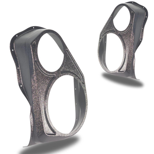 DOWN4SOUND PODS DOWN4SOUND Single 10" and Single 6.5" Speaker Pods for the Front Door of a 07-09 GM Full Size Truck Upper Handle