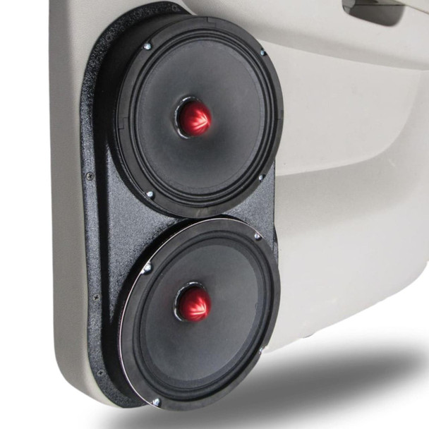 DOWN4SOUND PODS DOWN4SOUND Dual 8" Speaker Pods for the Rear Door of a 07-14 GM Full Size Truck Upper Handle