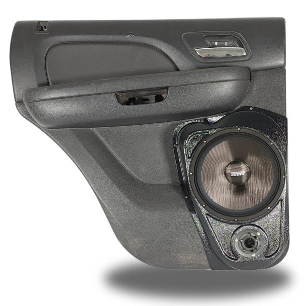 DOWN4SOUND PODS DOWN4SOUND Single 10" and Single 3.5" Speaker Pods for the Rear Door of a 07-14 GM Full Size Truck Upper Handle