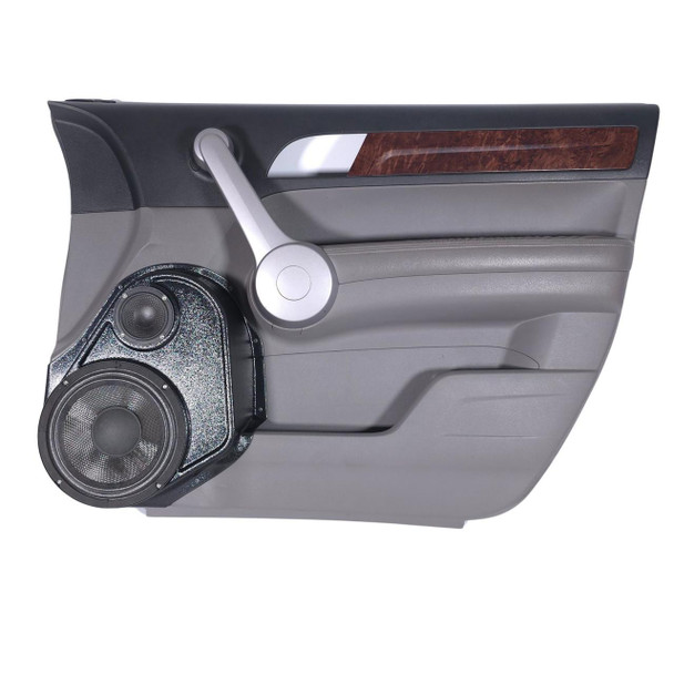 DOWN4SOUND PODS DOWN4SOUND Single 8" and Single 3.5" Speaker Pods for the Front Door of a 07-11 Honda CRV 4 Door