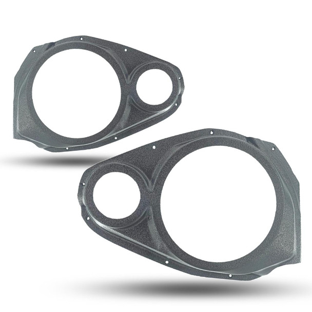 DOWN4SOUND PODS DOWN4SOUND Single 8" and Single 3.5" Speaker Pods for the Front Door of a 07-11 Toyota Camry