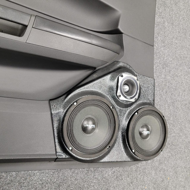 DOWN4SOUND PODS DOWN4SOUND Dual 6.5" and Single 3.5" Speaker Pods for the Front Door of a 08-10 Chrysler 300C